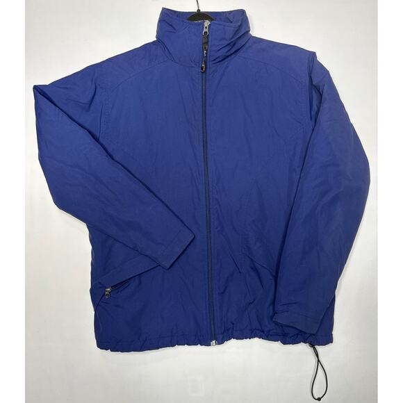 Vintage L.L. Bean 80's jacket fully thinsulate lined hidden hood in navy size XL - Picture 2 of 12